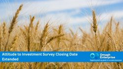 Attitude to Investment Survey Closing Date Extended
