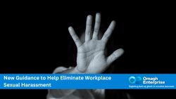 New Guidance to Help Eliminate Workplace Sexual Harassment