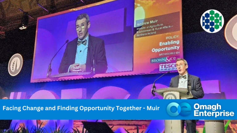 Facing Change and Finding Opportunity Together - Muir Minister Muir speaks at the 2025 Oxford Farming Conference.